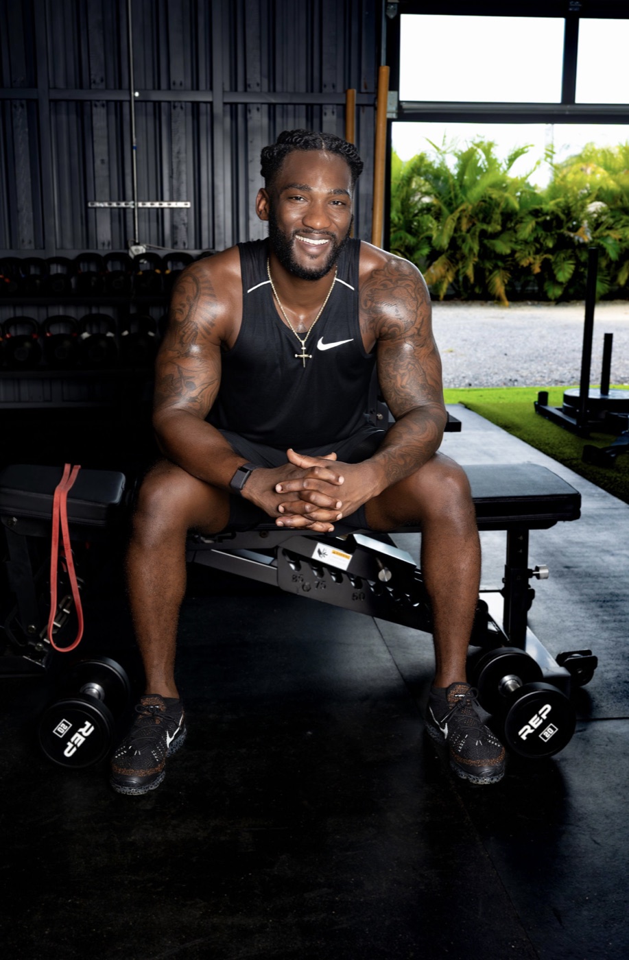 Jamaal Chaney, ISSA-certified personal trainer and founder of Chaney Fitness, at his training studio